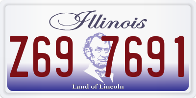 IL license plate Z697691