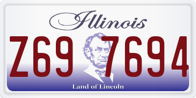 IL license plate Z697694