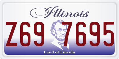 IL license plate Z697695