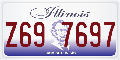 IL license plate Z697697