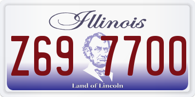 IL license plate Z697700