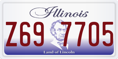 IL license plate Z697705