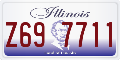IL license plate Z697711