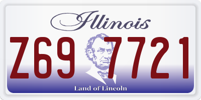 IL license plate Z697721
