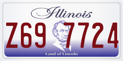 IL license plate Z697724