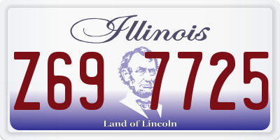 IL license plate Z697725