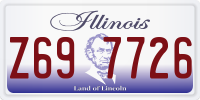 IL license plate Z697726