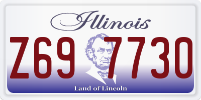 IL license plate Z697730
