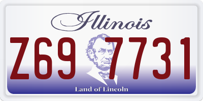 IL license plate Z697731