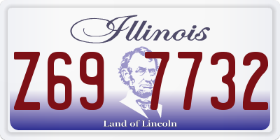 IL license plate Z697732