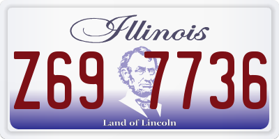IL license plate Z697736