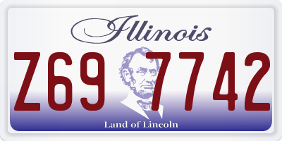IL license plate Z697742