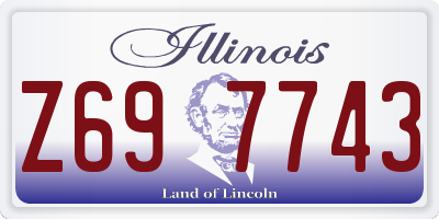 IL license plate Z697743