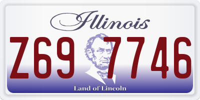 IL license plate Z697746