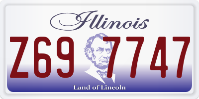 IL license plate Z697747