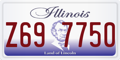 IL license plate Z697750