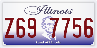 IL license plate Z697756