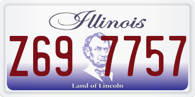 IL license plate Z697757