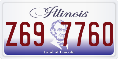 IL license plate Z697760