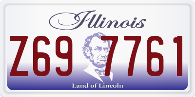 IL license plate Z697761