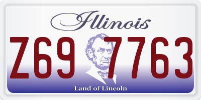 IL license plate Z697763
