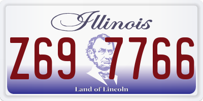 IL license plate Z697766