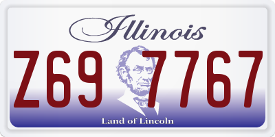 IL license plate Z697767