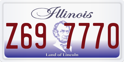 IL license plate Z697770