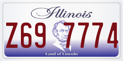 IL license plate Z697774