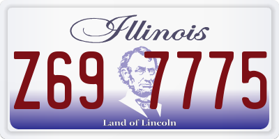 IL license plate Z697775