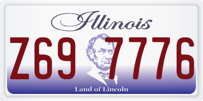 IL license plate Z697776