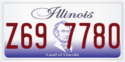 IL license plate Z697780