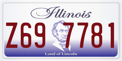 IL license plate Z697781