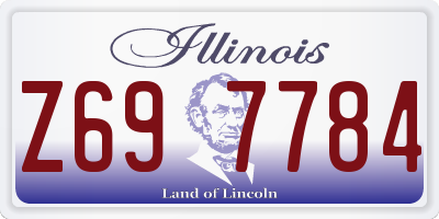 IL license plate Z697784