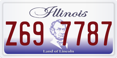 IL license plate Z697787