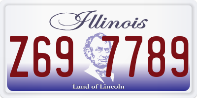 IL license plate Z697789