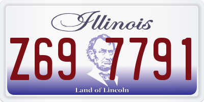 IL license plate Z697791