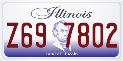 IL license plate Z697802
