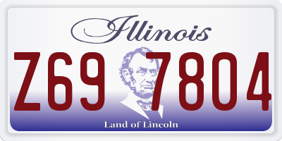 IL license plate Z697804