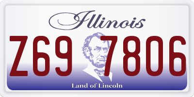 IL license plate Z697806