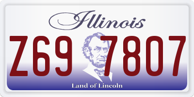 IL license plate Z697807