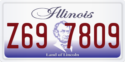 IL license plate Z697809