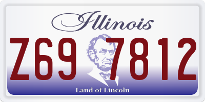 IL license plate Z697812