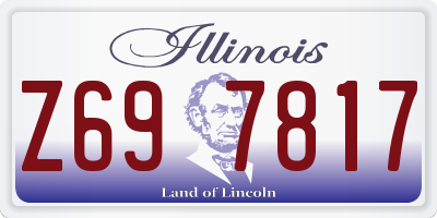 IL license plate Z697817