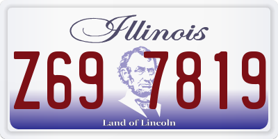 IL license plate Z697819