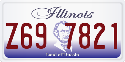 IL license plate Z697821