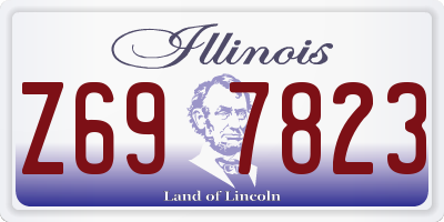 IL license plate Z697823