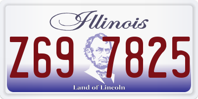 IL license plate Z697825