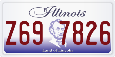 IL license plate Z697826