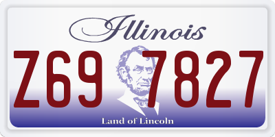 IL license plate Z697827